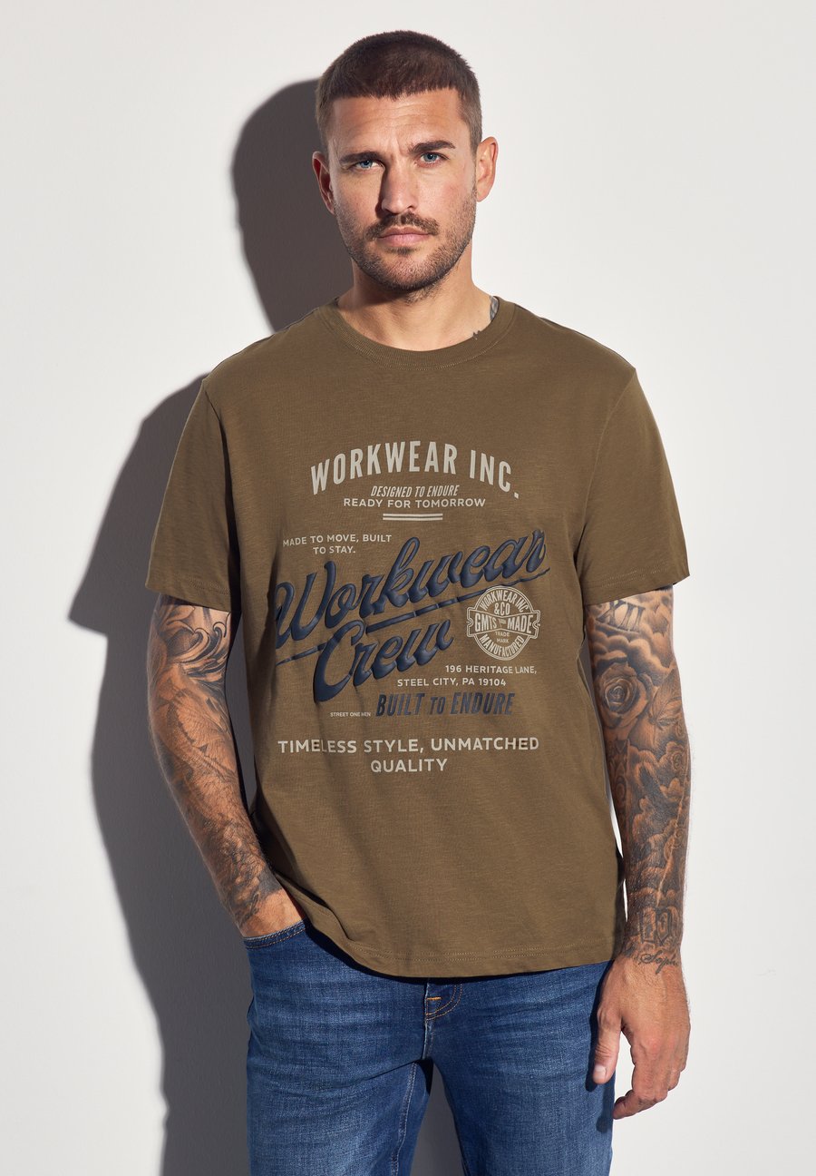 Футболка Street One MEN MIT WORDING, Braun/Taupe, Коричневый, Футболка Street One MEN MIT WORDING, Braun/Taupe
Футболка Street One MEN MIT WORDING, Braun/Taupe, Коричневый, Футболка Street One MEN MIT WORDING, Braun/Taupe