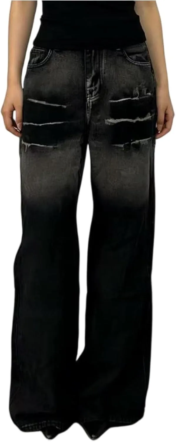 Женские джинсы Wide Leg с эффектом Tummy Control, прямые, в стиле Y2K
Женские джинсы Wide Leg с эффектом Tummy Control, прямые, в стиле Y2K