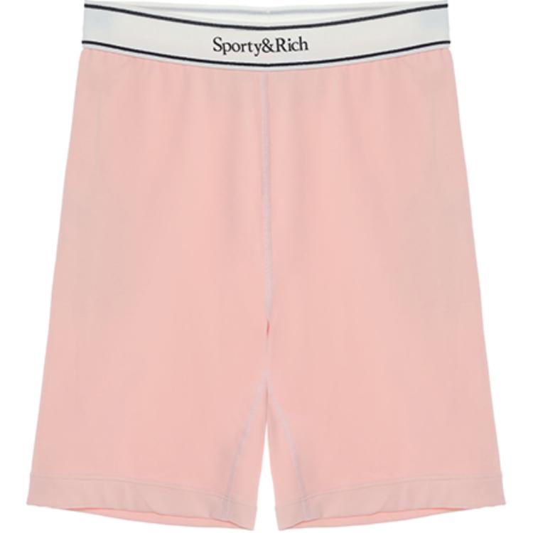 Шорты с засечками и логотипом на поясе Sporty & Rich, розовый
Шорты с засечками и логотипом на поясе Sporty & Rich, розовый