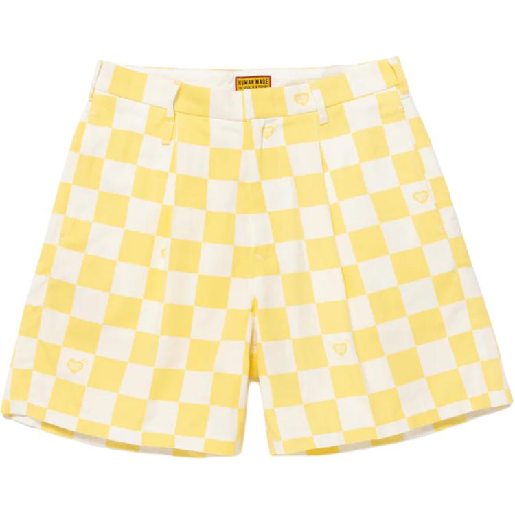 Шорты с принтом в клетку HUMAN MADE, желтый
Шорты с принтом в клетку HUMAN MADE, желтый