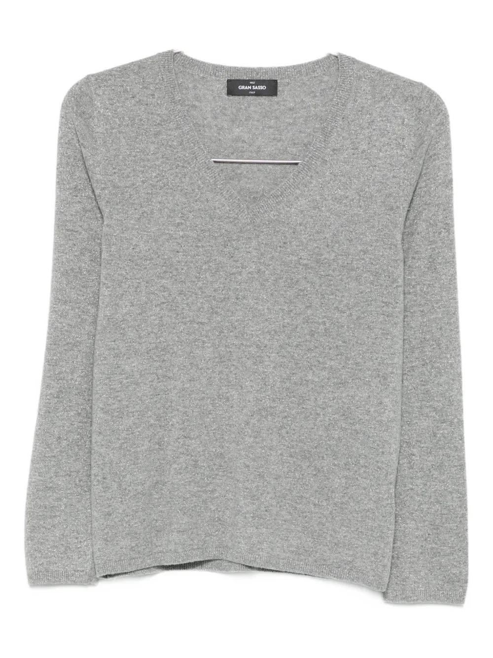 Свитер с V-образным вырезом Gran Sasso, серый
Свитер с V-образным вырезом Gran Sasso, серый