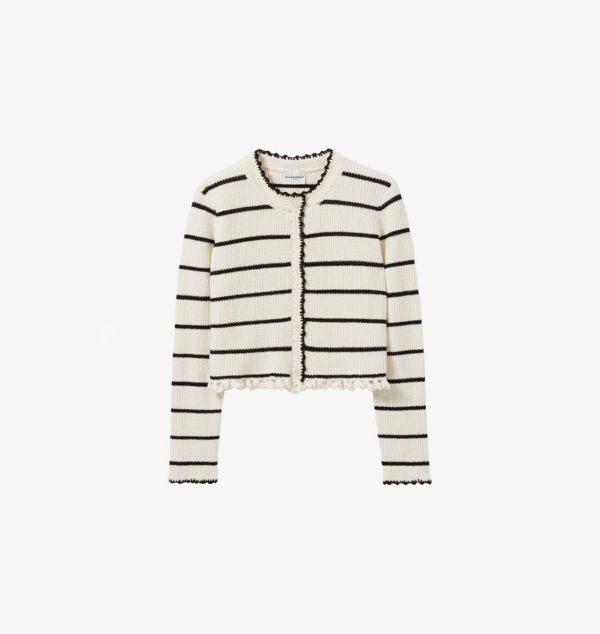 Полосатый кардиган тонкой вязки из смеси хлопка Claudie Pierlot, цвет divers
Полосатый кардиган тонкой вязки из смеси хлопка Claudie Pierlot, цвет divers