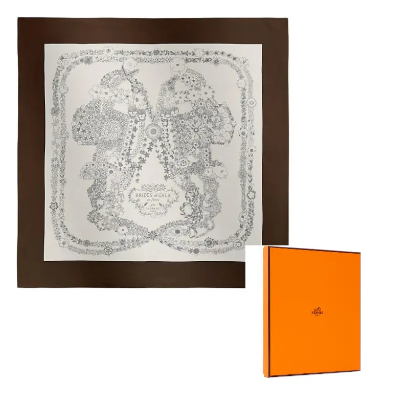 HERMES Шёлковый шёлковый платок женский Ebony/White, Ebony/White
HERMES Шёлковый шёлковый платок женский Ebony/White, Ebony/White
