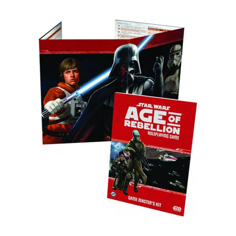 Age of Rebellion - Game Master's Kit (1st Printing), Star Wars RPG - Age of Rebellion (Fantasy Flight Games), твердый переплет
Age of Rebellion - Game Master's Kit (1st Printing), Star Wars RPG - Age of Rebellion (Fantasy Flight Games), твердый переплет