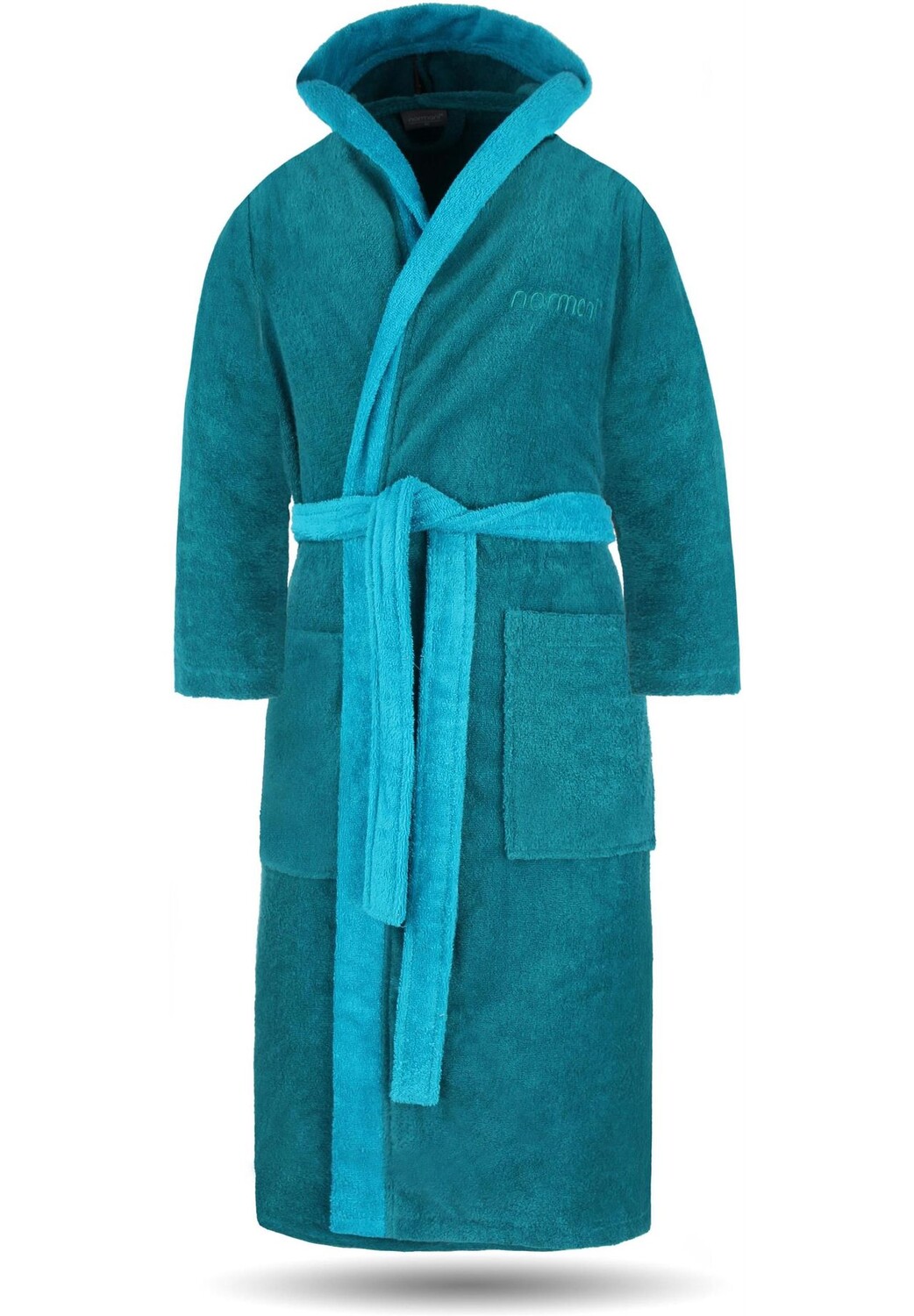 Хлопковый халат унисекс с капюшоном Измит Normani, цвет Petrol/t_rkis
Хлопковый халат унисекс с капюшоном Измит Normani, цвет Petrol/t_rkis