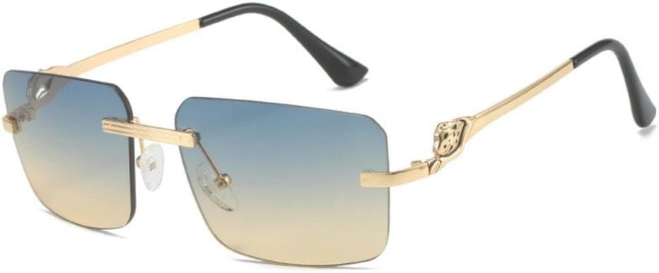 Женские солнцезащитные очки без оправы в стиле ретро, прямоугольные, металлические, для женщин и мужчин, солнцезащитные очки без оправы, защита от УФ-излучения UV400 MTZJH, Green Yellow
Женские солнцезащитные очки без оправы в стиле ретро, прямоугольные, металлические, для женщин и мужчин, солнцезащитные очки без оправы, защита от УФ-излучения UV400 MTZJH, Green Yellow