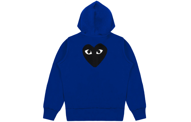 Худи на молнии CDG Play, синий
Худи на молнии CDG Play, синий