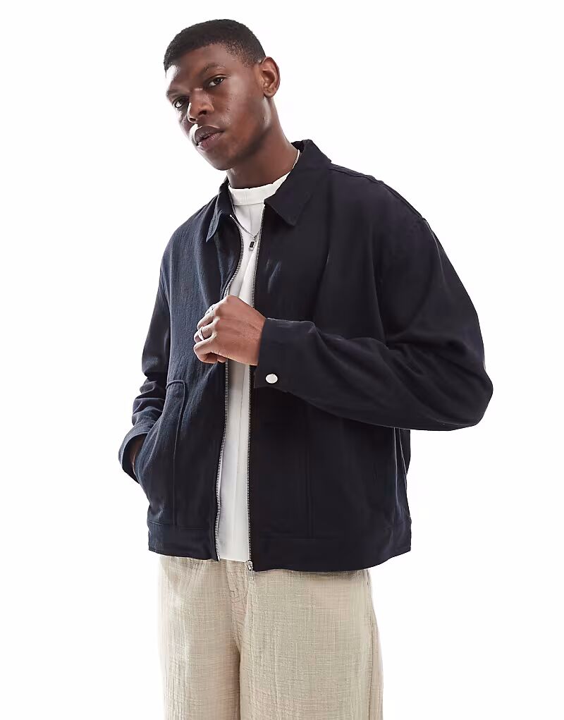 ASOS DESIGN Премиум льняная куртка свободного кроя из смеси хлопка и льна черного цвета, Черный, ASOS DESIGN Премиум льняная куртка свободного кроя из смеси хлопка и льна черного цвета
ASOS DESIGN Премиум льняная куртка свободного кроя из смеси хлопка и льна черного цвета, Черный, ASOS DESIGN Премиум льняная куртка свободного кроя из смеси хлопка и льна черного цвета