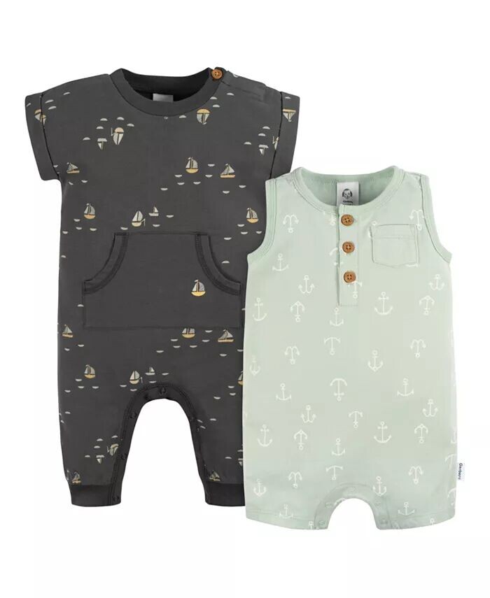 Комплект комбинезонов с короткими и длинными штанинами для маленьких девочек, 2 шт Gerber, синий
Комплект комбинезонов с короткими и длинными штанинами для маленьких девочек, 2 шт Gerber, синий