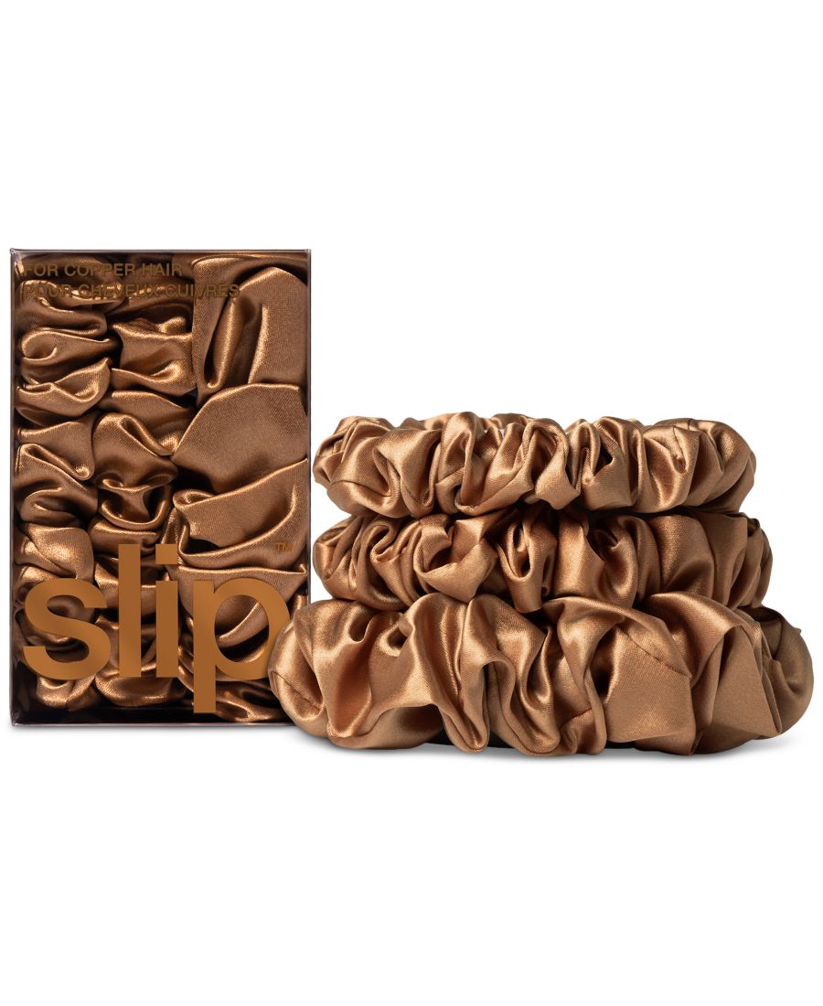 Набор из 3 резинок для волос Back-to-Basics из чистого шелка, разные цвета Slip, медь
Набор из 3 резинок для волос Back-to-Basics из чистого шелка, разные цвета Slip, медь