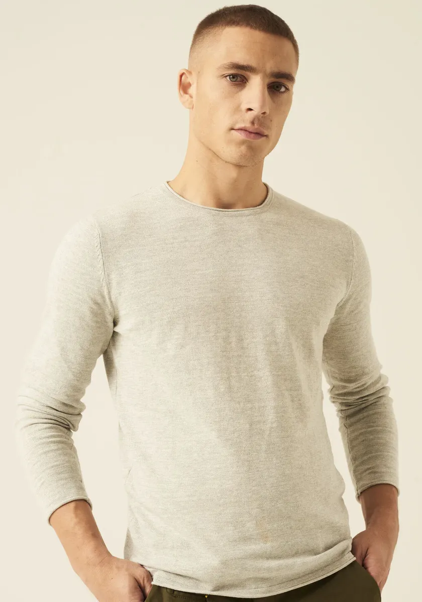 Свитер Garcia с круглым вырезом в крапинку, серый
Свитер Garcia с круглым вырезом в крапинку, серый