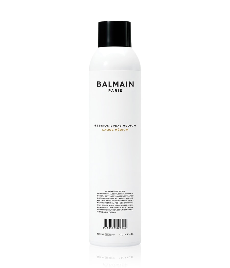Лак для волос Balmain Hair Couture Session Spray Medium, 300 ml
Лак для волос Balmain Hair Couture Session Spray Medium, 300 ml