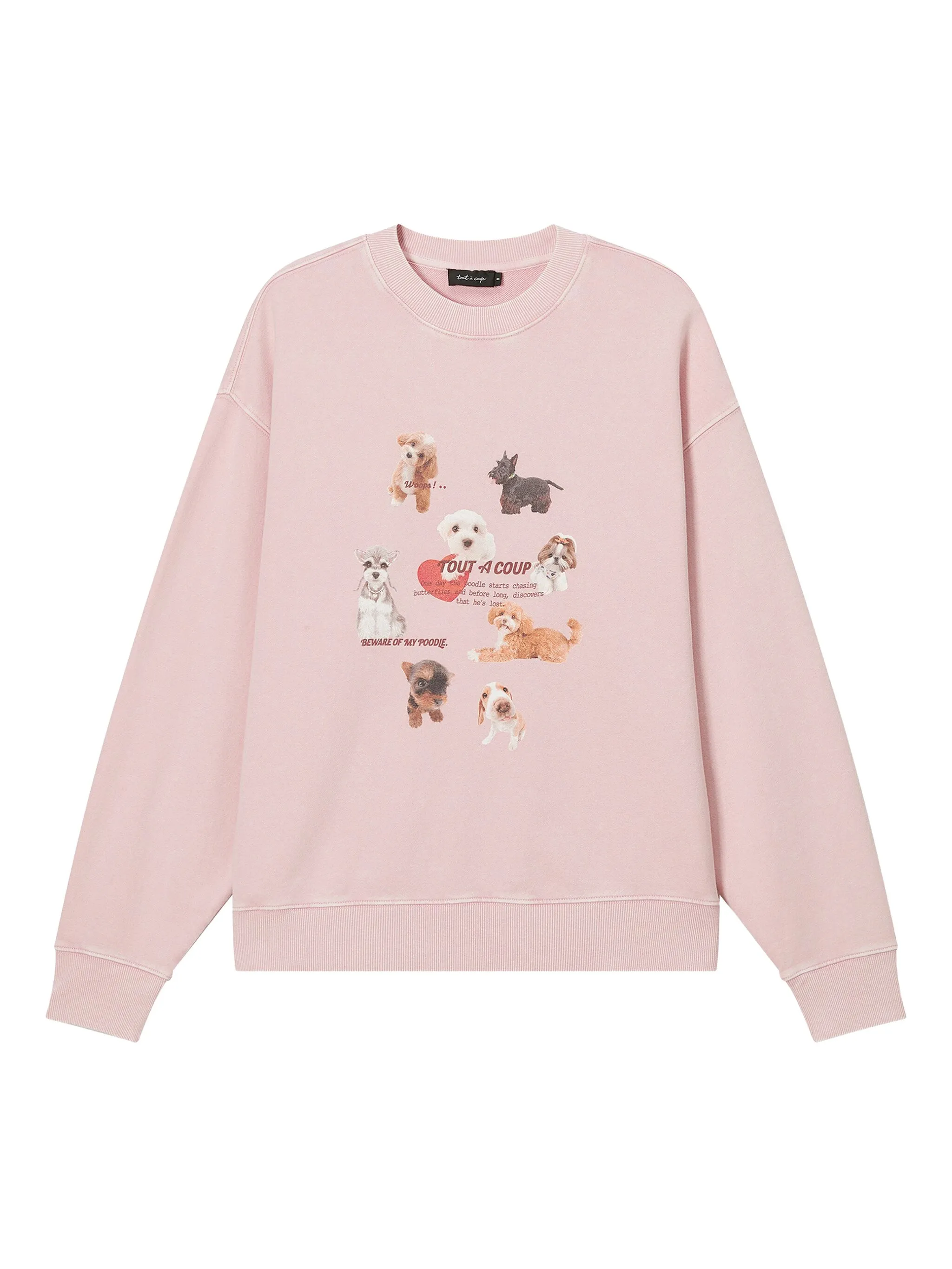 Толстовка с принтом Tout A Coup, розовый
Толстовка с принтом Tout A Coup, розовый