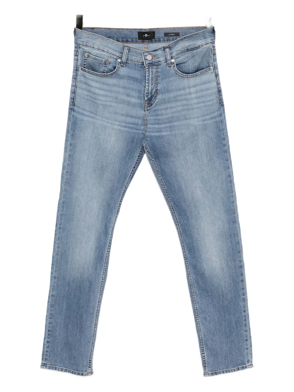 Узкие джинсы средней посадки 7 For All Mankind, синий
Узкие джинсы средней посадки 7 For All Mankind, синий