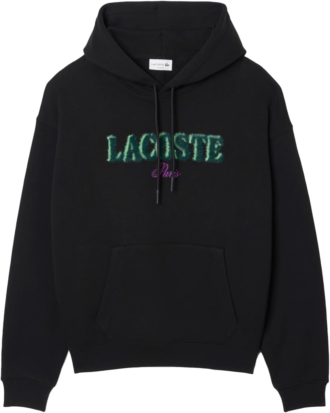 Мужская толстовка Lacoste с логотипом бренда Shaggy. Толстовка с капюшоном, черный
Мужская толстовка Lacoste с логотипом бренда Shaggy. Толстовка с капюшоном, черный