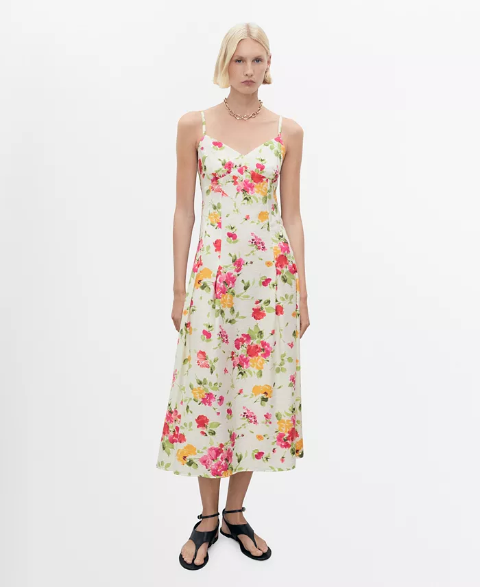 Женское платье с цветочным принтом и расклешенным силуэтом MANGO, коричневый/бежевый
Женское платье с цветочным принтом и расклешенным силуэтом MANGO, коричневый/бежевый