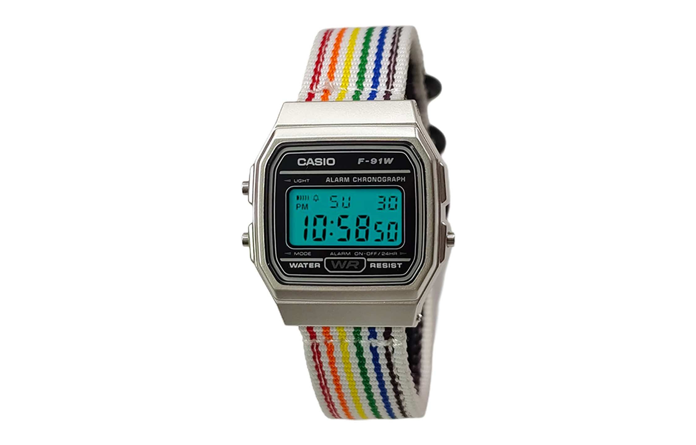 CASIO Мужские часы Retrofit Series с кварцевым механизмом и нейлоновым ремешком, черный циферблат
CASIO Мужские часы Retrofit Series с кварцевым механизмом и нейлоновым ремешком, черный циферблат