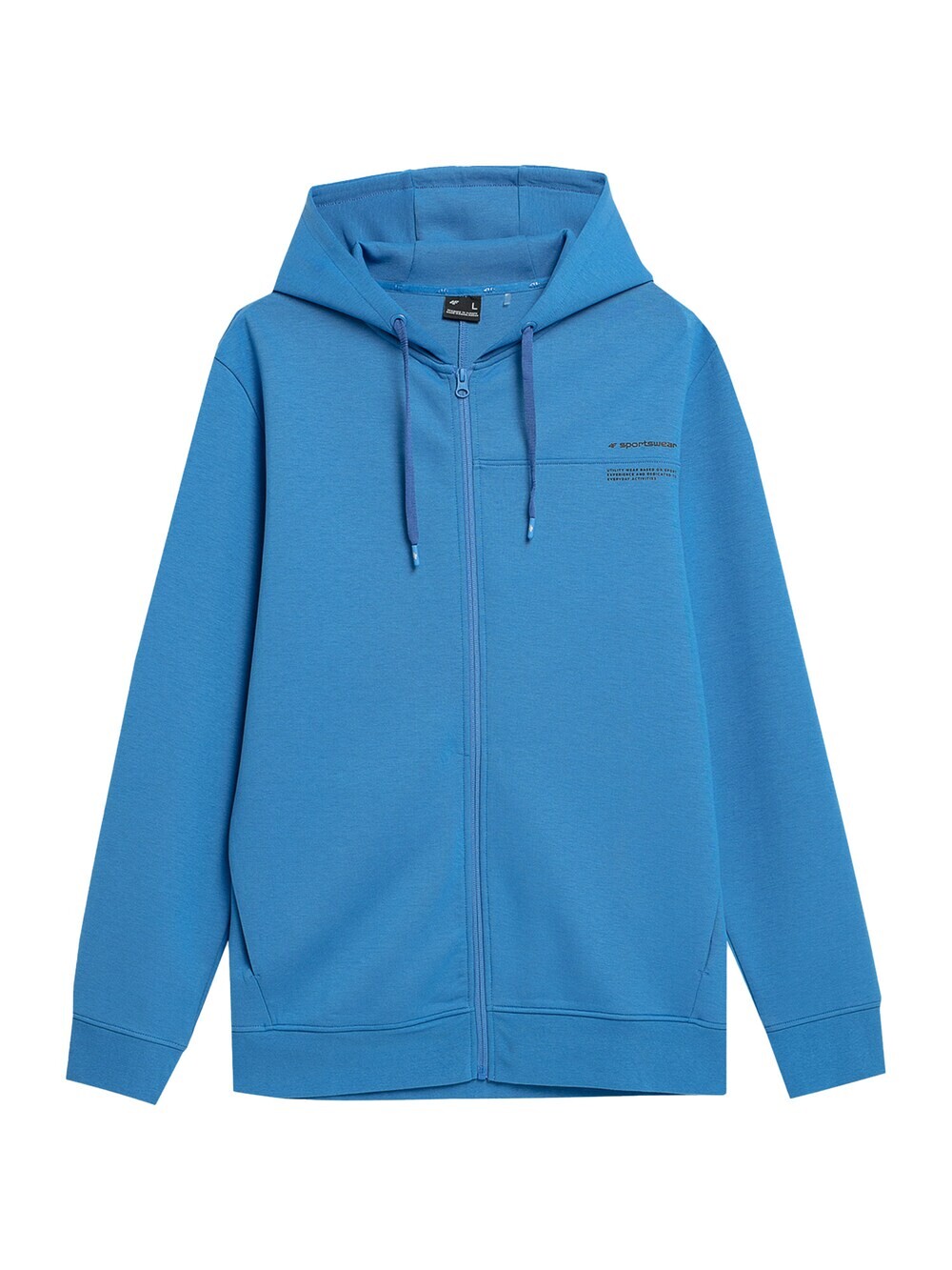 Спортивная толстовка на молнии 4F, синий
Спортивная толстовка на молнии 4F, синий