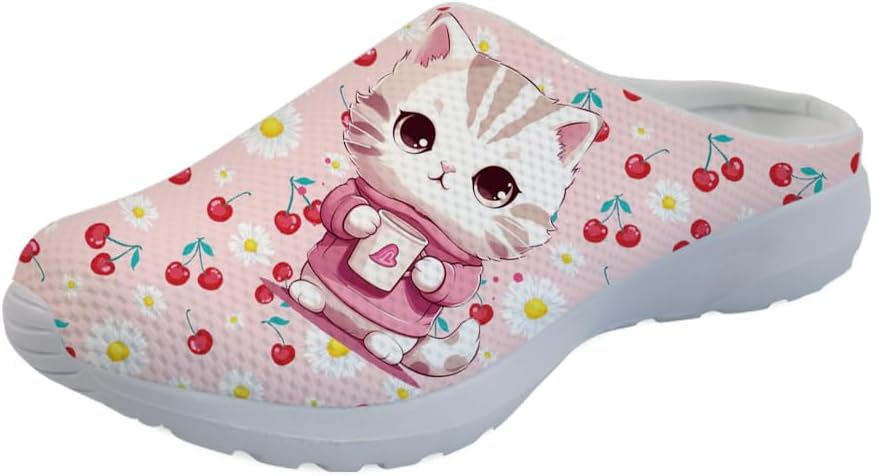 Женские мюли-кроссовки Forchrinse Tropical Hibiscus Palm с сеткой, легкие и дышащие, для прогулок, Cat Cherry
Женские мюли-кроссовки Forchrinse Tropical Hibiscus Palm с сеткой, легкие и дышащие, для прогулок, Cat Cherry