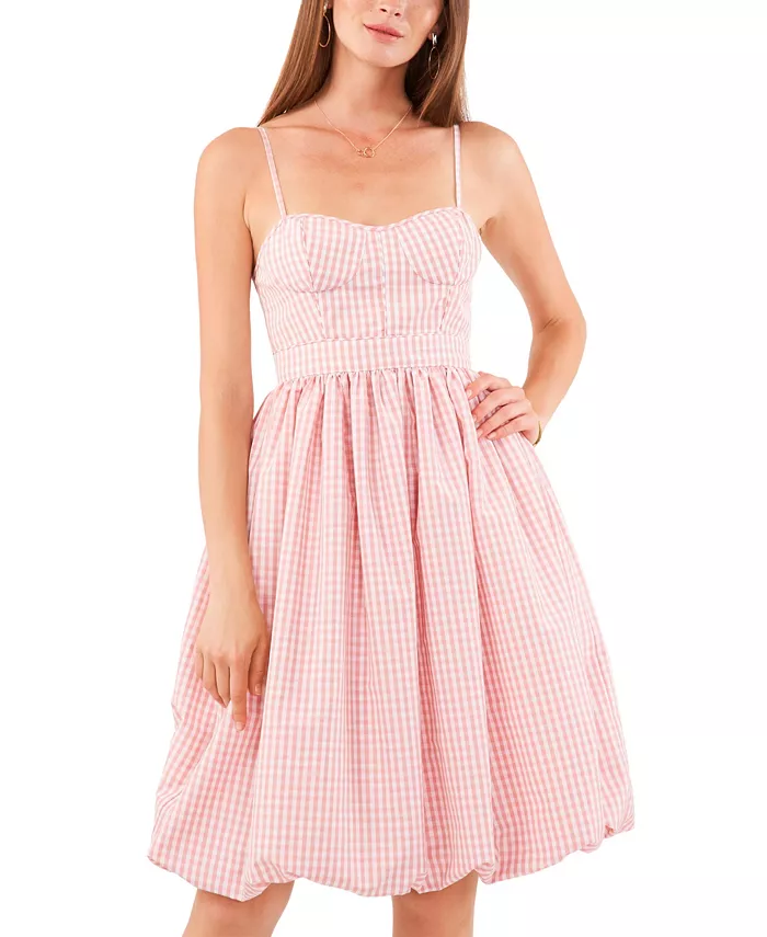 Женское платье в клетку Gingham Bubble Hem 1.STATE, розовый
Женское платье в клетку Gingham Bubble Hem 1.STATE, розовый