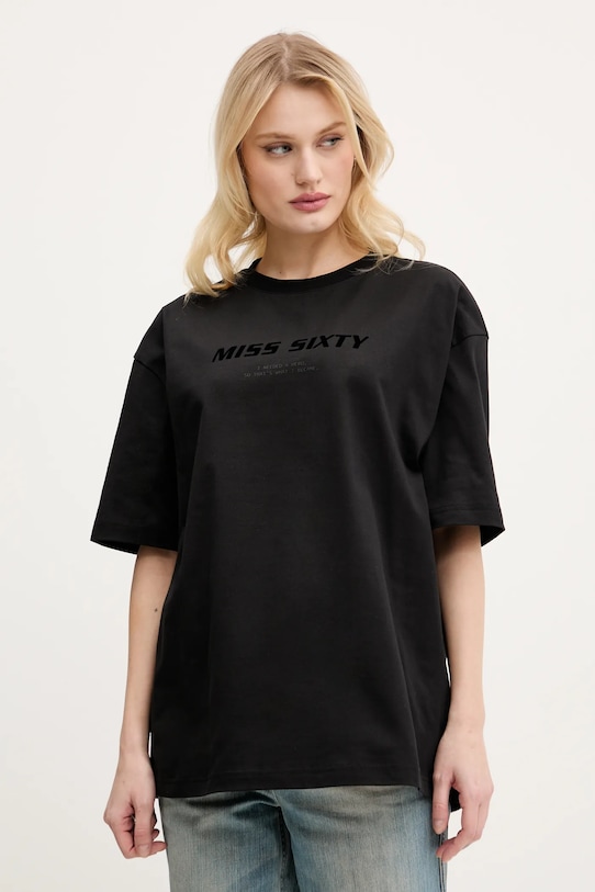 Хлопковая футболка Miss Sixty, черный
Хлопковая футболка Miss Sixty, черный