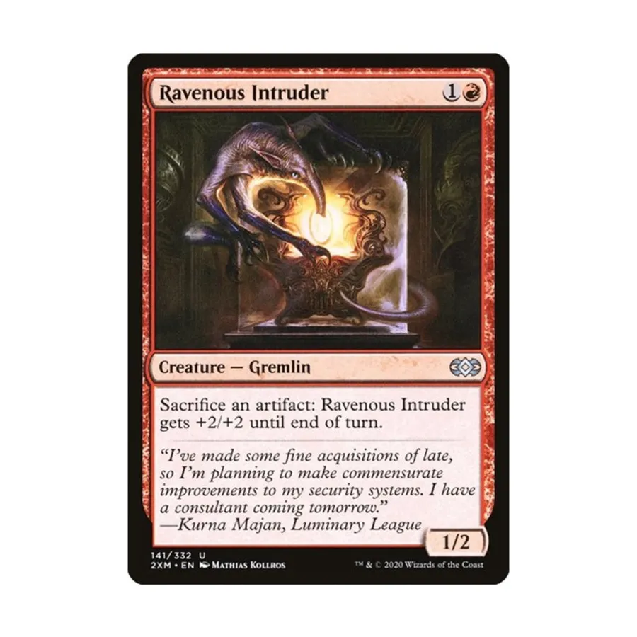 CCG Прожорливый нарушитель (U), MTG - Double Masters
CCG Прожорливый нарушитель (U), MTG - Double Masters