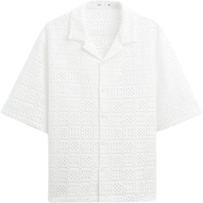 Рубашка мужская белая Zara, белый
Рубашка мужская белая Zara, белый