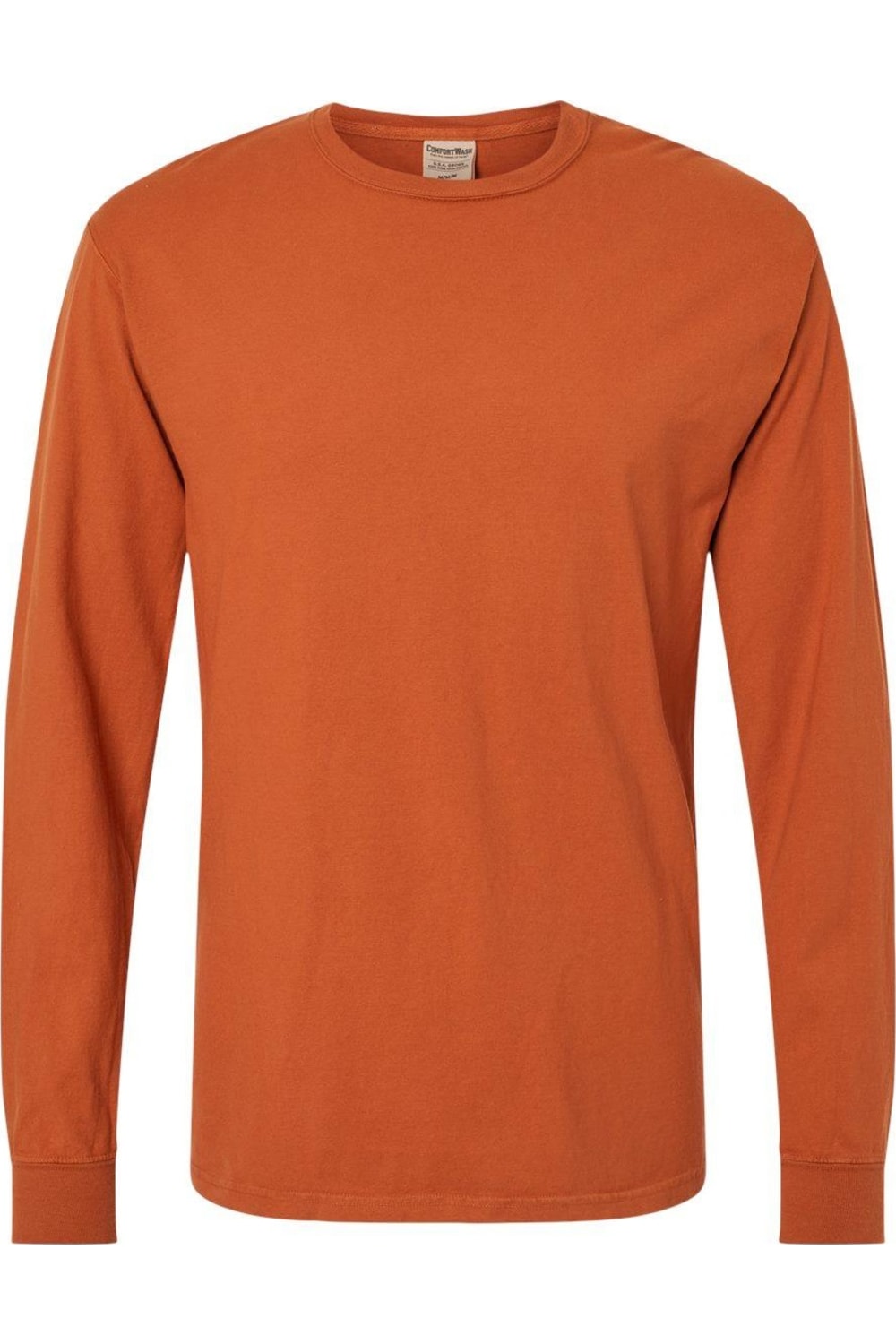 Футболка с длинным рукавом ComfortWash by Hanes Garment-Dyed, цвет texas orange 
Футболка с длинным рукавом ComfortWash by Hanes Garment-Dyed, цвет texas orange