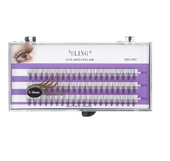 Шелковые пучки ресниц – С-завиток, 8мм Bling
Шелковые пучки ресниц – С-завиток, 8мм Bling