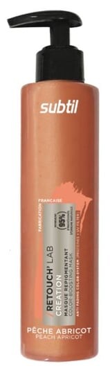 Окрашивающая маска для волос, персиковый, 195 мл Subtil Retouch
Окрашивающая маска для волос, персиковый, 195 мл Subtil Retouch