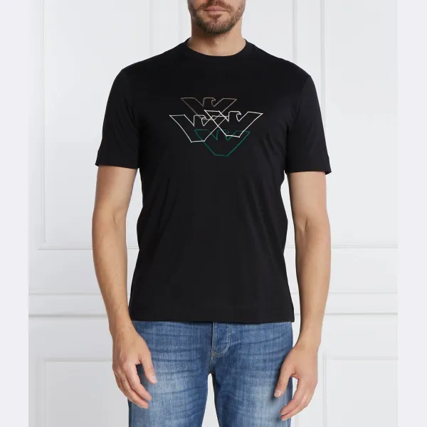 Футболка стандартного кроя Emporio Armani, черный
Футболка стандартного кроя Emporio Armani, черный