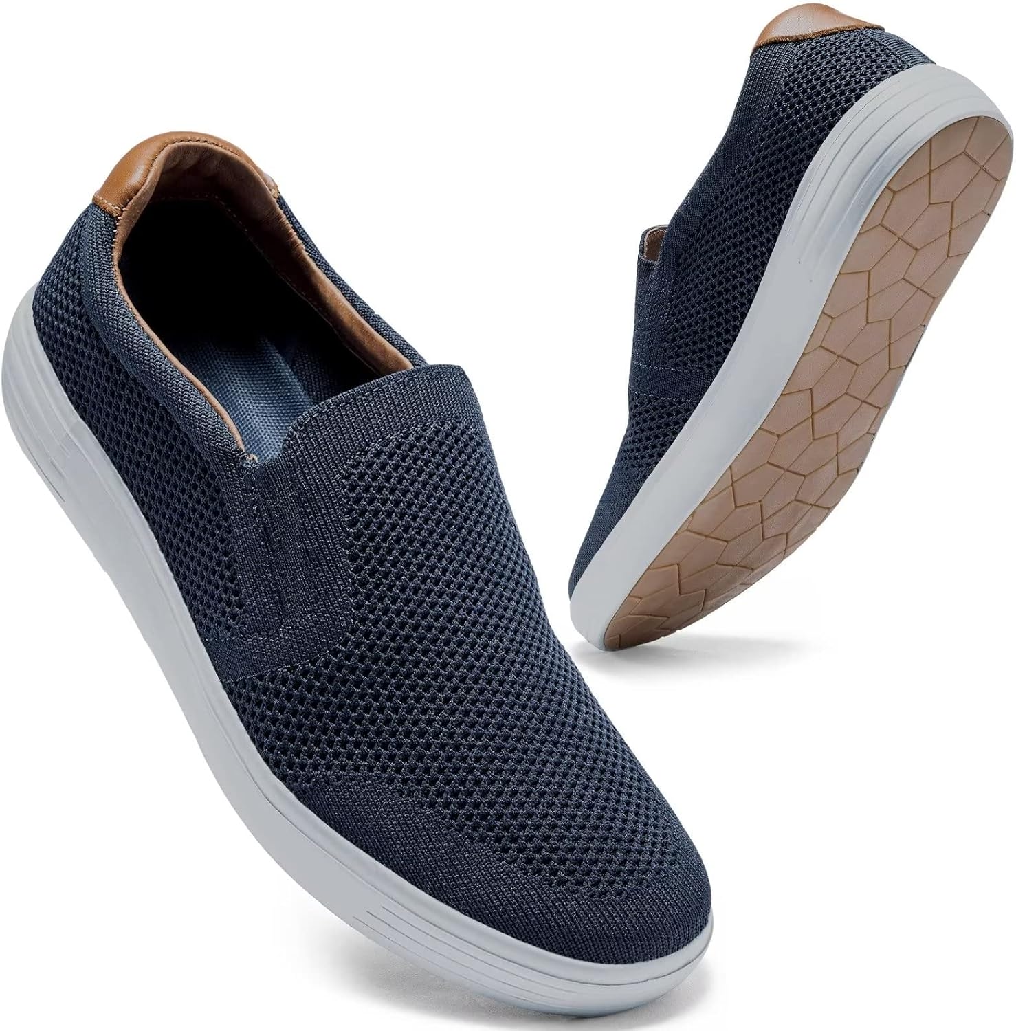 Мужские слипоны konhill - повседневные трикотажные лоферы, кроссовки для ходьбы, вождения, работы с памятью формы и подошвой из пены для скейтборда, темно-синий
Мужские слипоны konhill - повседневные трикотажные лоферы, кроссовки для ходьбы, вождения, работы с памятью формы и подошвой из пены для скейтборда, темно-синий