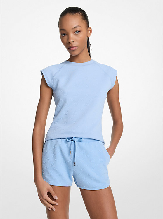 Жаккардовая рубашка с логотипом Michael Kors, синий
Жаккардовая рубашка с логотипом Michael Kors, синий