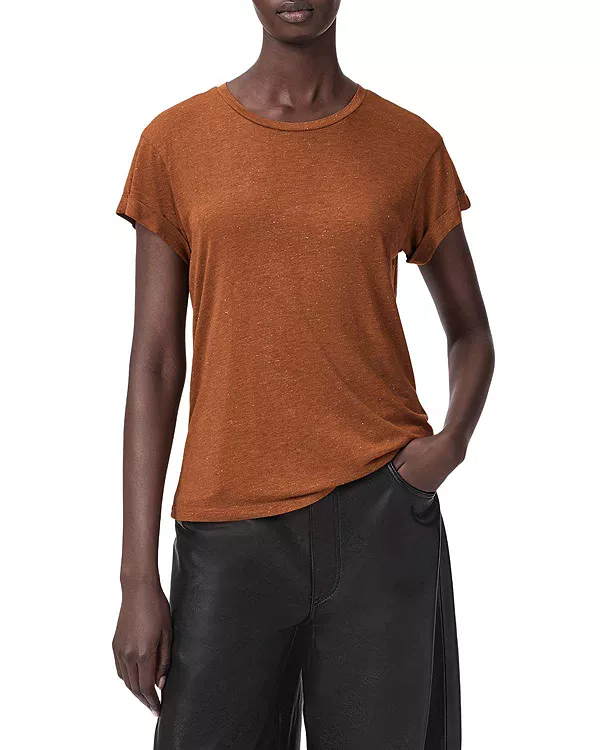 Футболка Anna с блестками Allsaints, коричневый
Футболка Anna с блестками Allsaints, коричневый