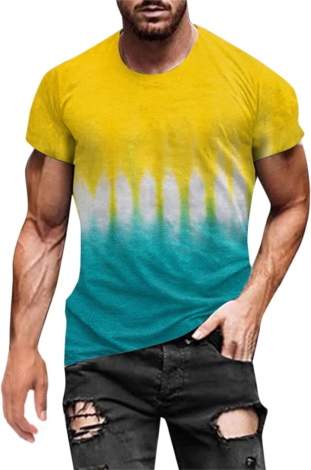 Футболка Muscularfit с контрастным принтом, свободный крой
Футболка Muscularfit с контрастным принтом, свободный крой