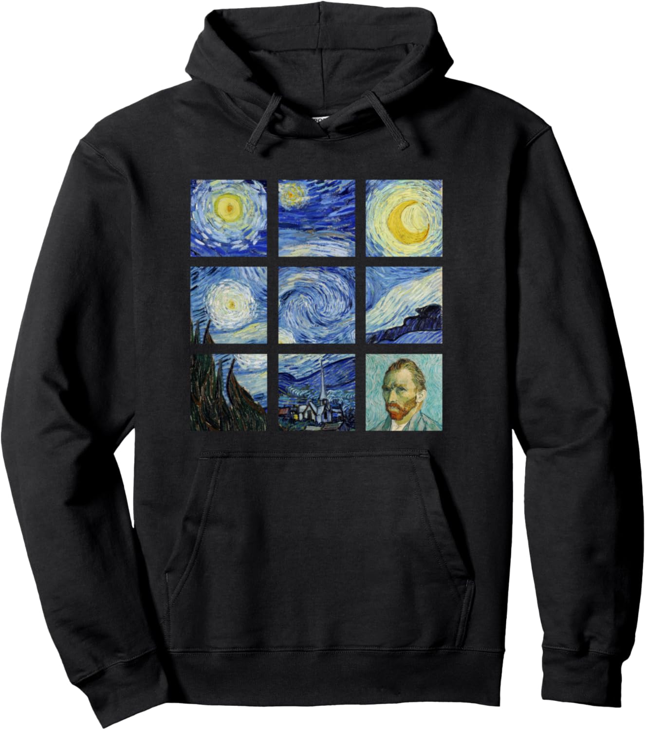 Худи с коллажем «Звездная ночь» Ван Гога и автопортретом Van Gogh Fine Art Expressionist Painting Collage, черный
Худи с коллажем «Звездная ночь» Ван Гога и автопортретом Van Gogh Fine Art Expressionist Painting Collage, черный