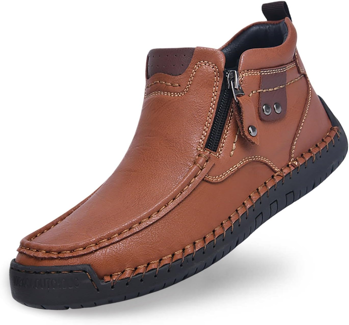 Мужские повседневные кожаные высокие ботинки Удобные ботинки без шнуровки Модные короткие лоферы типа чукка для прогулок Generic, коричневый
Мужские повседневные кожаные высокие ботинки Удобные ботинки без шнуровки Модные короткие лоферы типа чукка для прогулок Generic, коричневый