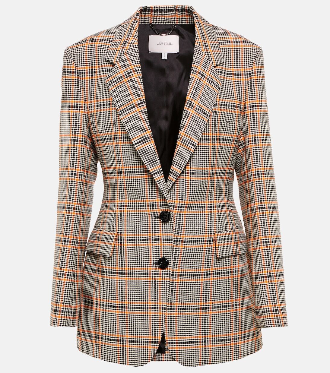 Клетчатый однобортный пиджак Modern Heritage Dorothee Schumacher, Bonotto Check Orange
Клетчатый однобортный пиджак Modern Heritage Dorothee Schumacher, Bonotto Check Orange