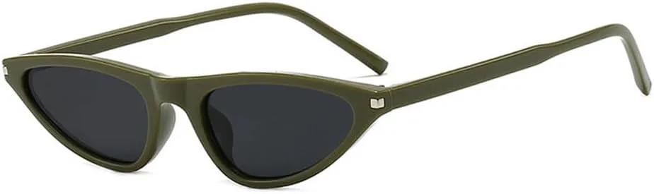 Женские солнцезащитные очки «кошачий глаз», модные, в маленькой оправе, треугольные, винтажные, для улицы, с защитой от УФ-излучения UV400 WNCKSQ, C3greengray
Женские солнцезащитные очки «кошачий глаз», модные, в маленькой оправе, треугольные, винтажные, для улицы, с защитой от УФ-излучения UV400 WNCKSQ, C3greengray