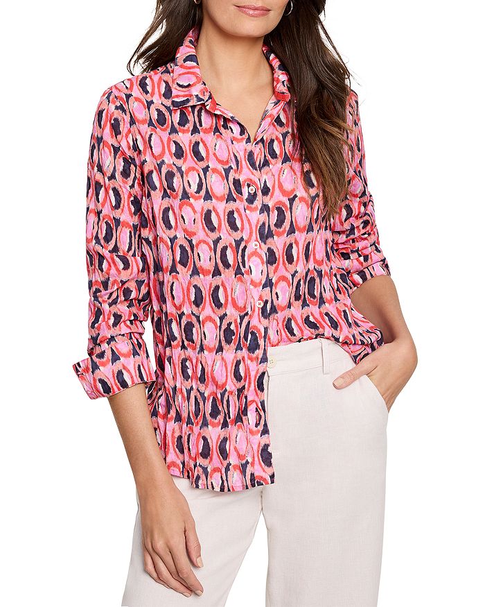 Рубашка с узором "икат" Rings NIC+ZOE, розовый
Рубашка с узором "икат" Rings NIC+ZOE, розовый