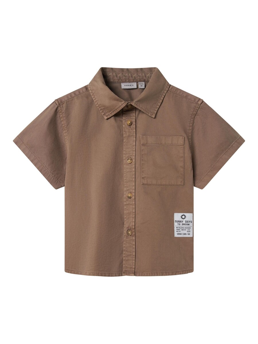Рубашка на пуговицах классического кроя NAME IT, коричневый
Рубашка на пуговицах классического кроя NAME IT, коричневый