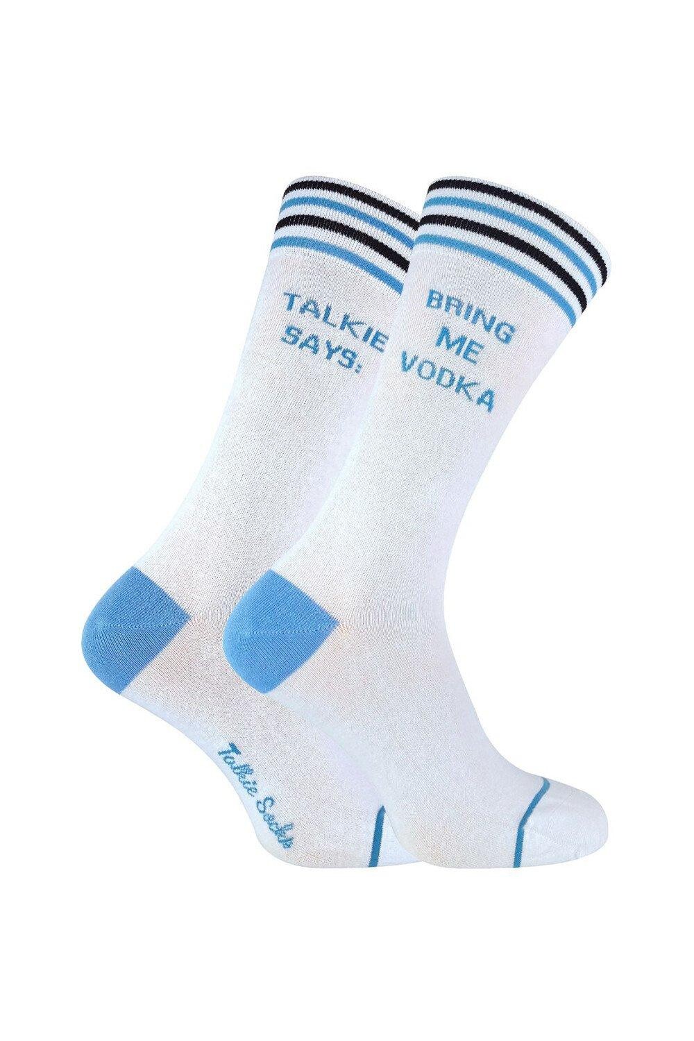 Новинка из мягкого хлопка, носки «Принеси мне пиво и водку» Sock Snob, синий
Новинка из мягкого хлопка, носки «Принеси мне пиво и водку» Sock Snob, синий