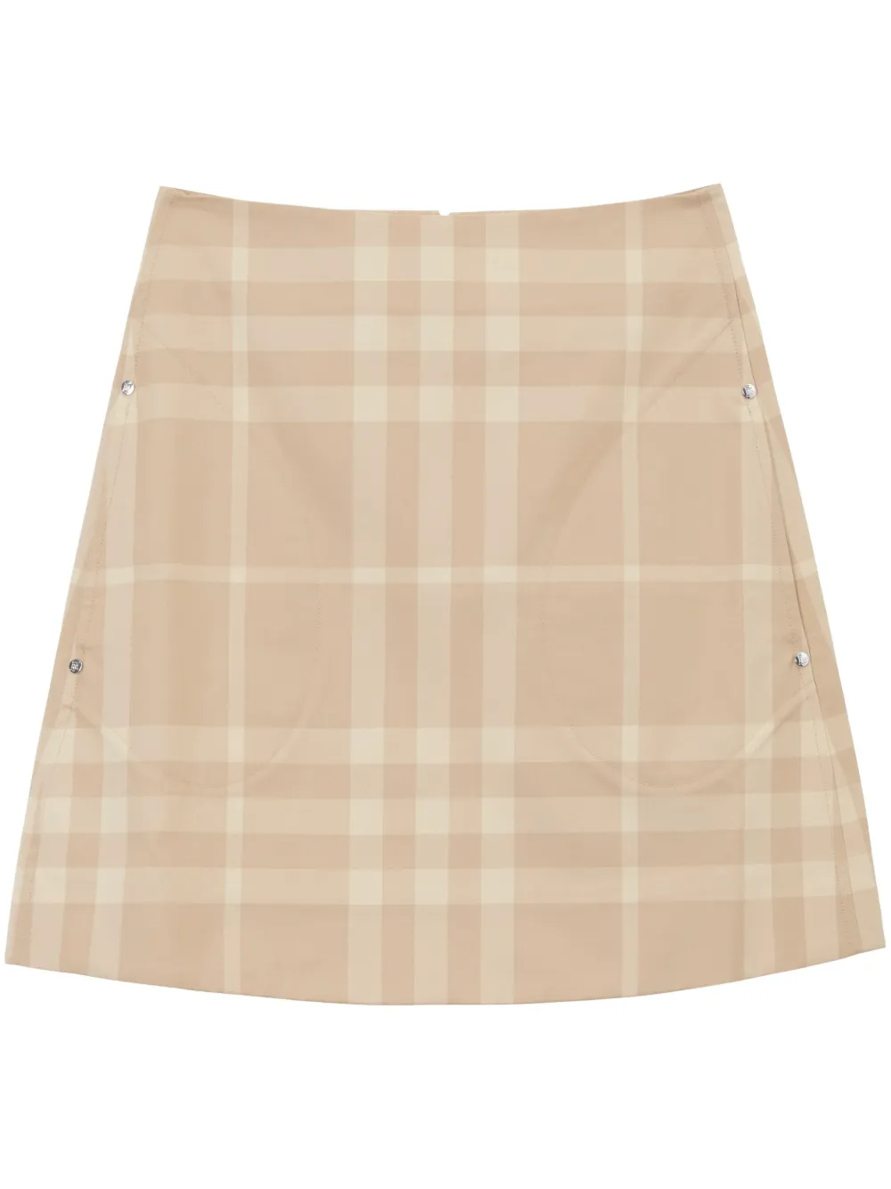 Клетчатая юбка А-силуэта BURBERRY, нейтральный
Клетчатая юбка А-силуэта BURBERRY, нейтральный