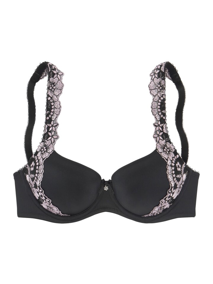 Бюстгальтер на косточках LASCANA, цвет schwarz/rose
Бюстгальтер на косточках LASCANA, цвет schwarz/rose