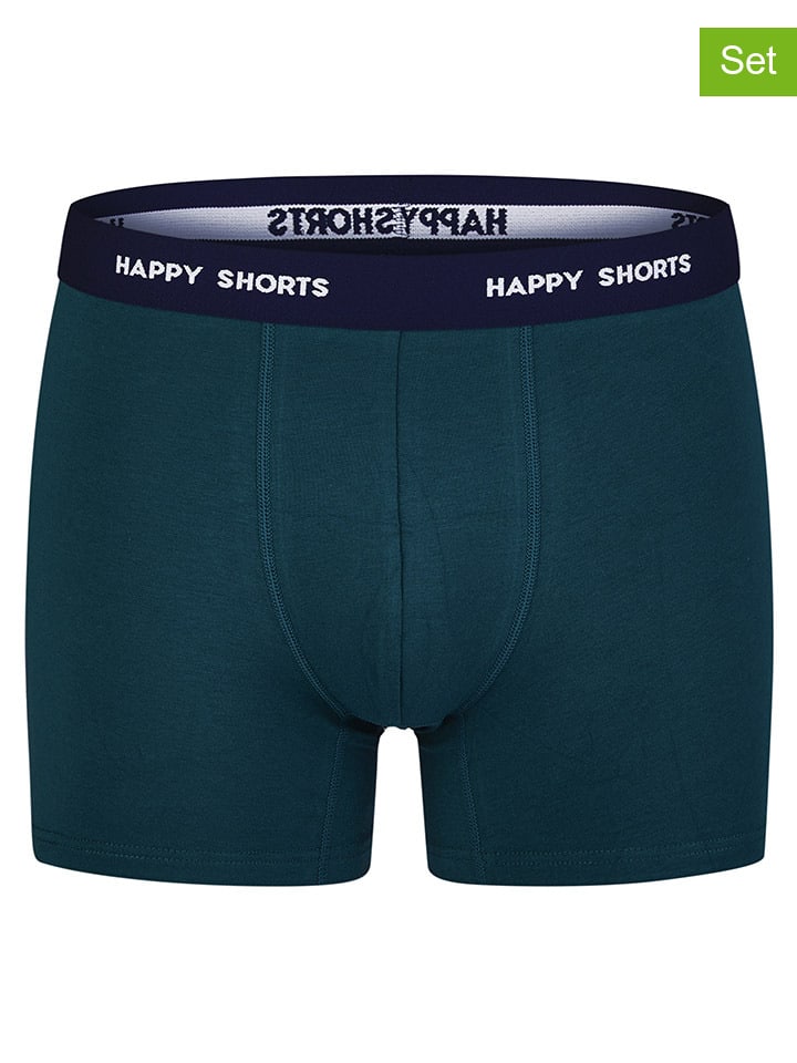 Happy Shorts Комплект из 2 штук: боксерские шорты темно-синего и темно-зеленого цвета
Happy Shorts Комплект из 2 штук: боксерские шорты темно-синего и темно-зеленого цвета