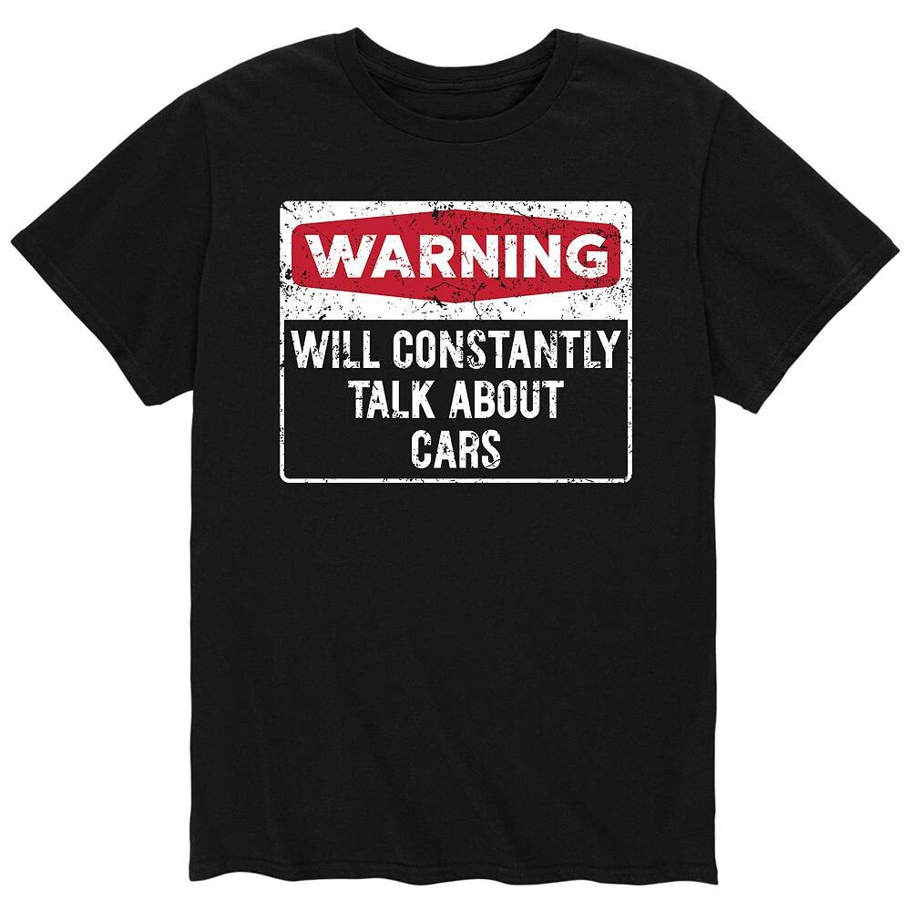 Мужская футболка «Предупреждение будет постоянно говорить об автомобилях» Licensed Character, черный
Мужская футболка «Предупреждение будет постоянно говорить об автомобилях» Licensed Character, черный