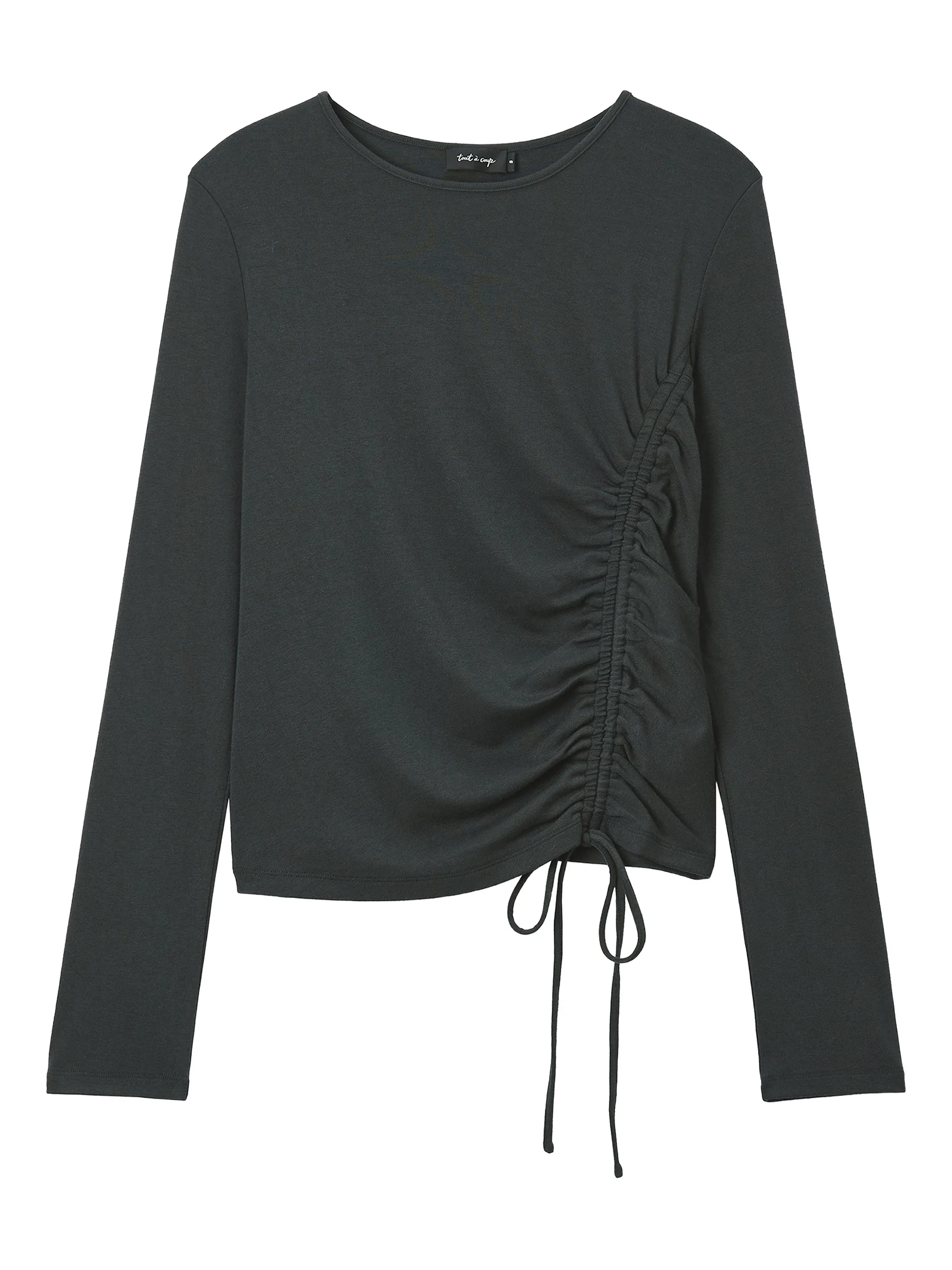 Топ со сборками и завязками Tout A Coup, серый
Топ со сборками и завязками Tout A Coup, серый