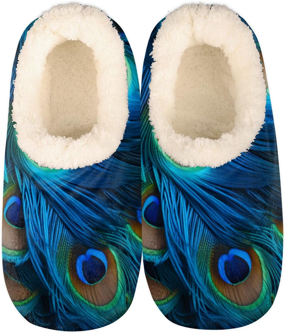 Мягкие домашние тапочки для женщин и мужчин, с перьями павлина, противоскользящая флисовая подкладка, домашние тапочки для спальни с плюшевой подкладкой, теплые тапочки с перьями животных Pardick, мультиколор
Мягкие домашние тапочки для женщин и мужчин, с перьями павлина, противоскользящая флисовая подкладка, домашние тапочки для спальни с плюшевой подкладкой, теплые тапочки с перьями животных Pardick, мультиколор