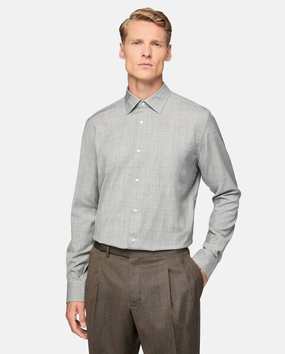 Обычная мужская рубашка Boggi Milano, серый
Обычная мужская рубашка Boggi Milano, серый