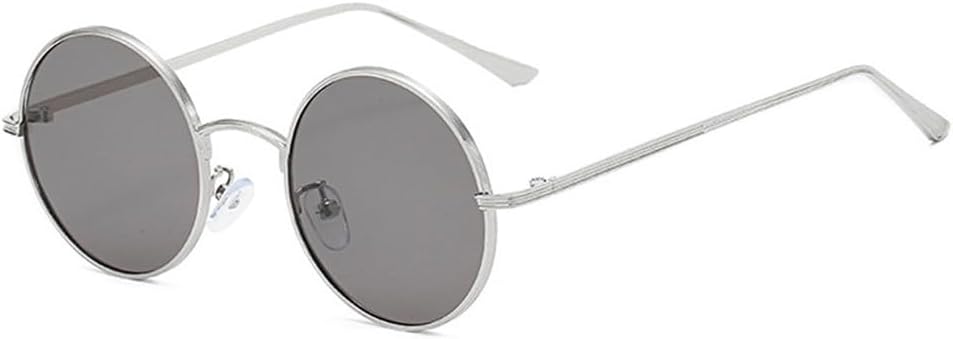 Классические мужские круглые солнцезащитные очки, женские очки с металлической оправой и защитой от УФ-излучения UV400. Модные очки для мужчин и женщин LOVQZAOF, Silver-grey
Классические мужские круглые солнцезащитные очки, женские очки с металлической оправой и защитой от УФ-излучения UV400. Модные очки для мужчин и женщин LOVQZAOF, Silver-grey